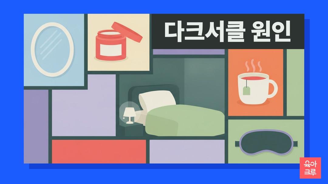 다크서클 원인, 눈 밑이 어두워 보이는 이유와 습진·아토피 관계