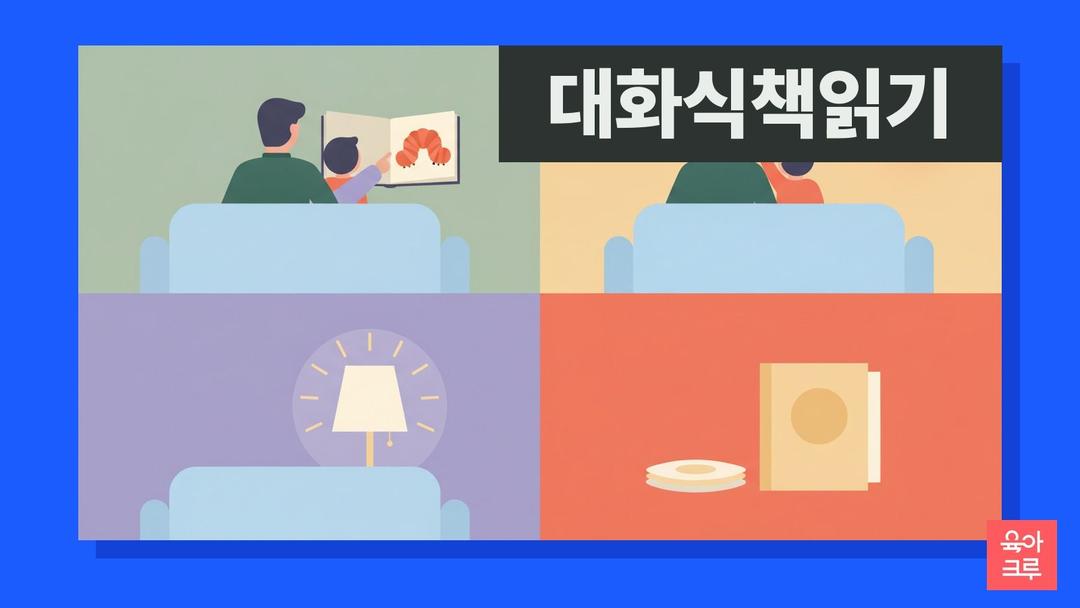 대화식 책읽기, PEER·CROWD 질문법으로 아이가 이야기꾼이 되는 그림책 읽는 법