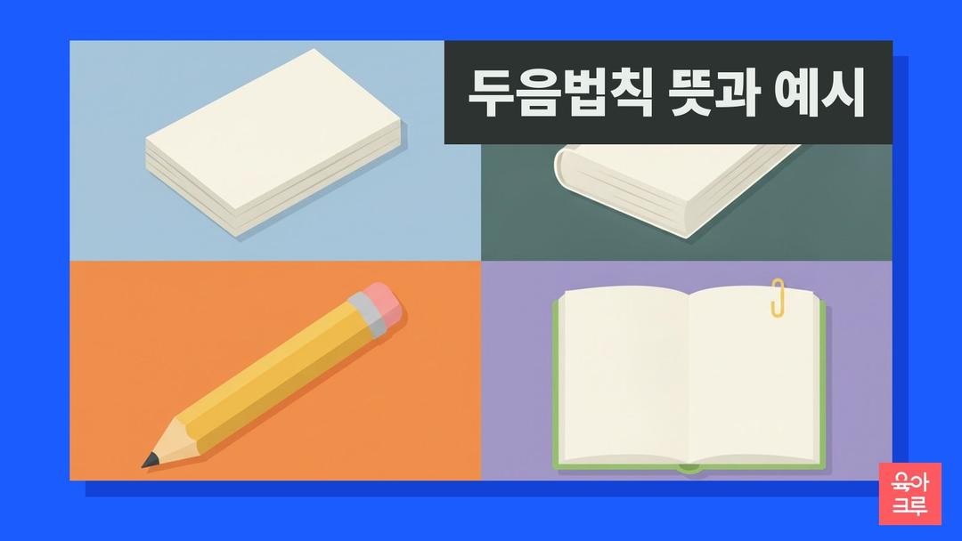 두음법칙 뜻과 예시, 여자·내일·역사 표기와 율 률 구분법