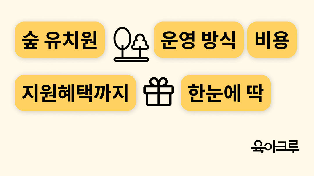 우리 아이 숲 유치원에 적응할 수 있을까요? - 운영 방식, 비용, 지원 혜택까지 한눈에 딱! (2025)