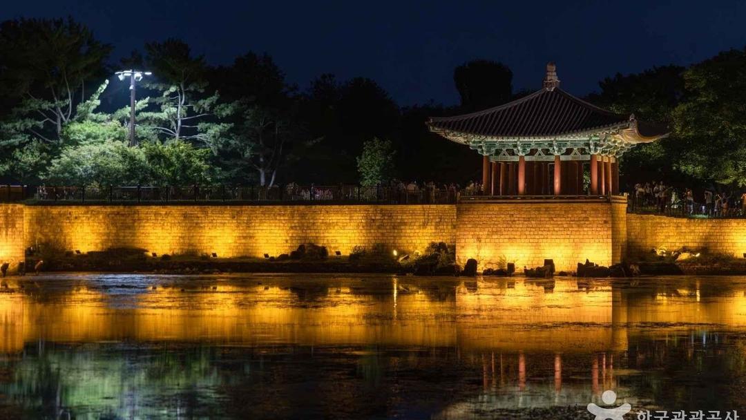 경주 야경 명소 5곳, 경주 야경 월정교와 동궁과 월지