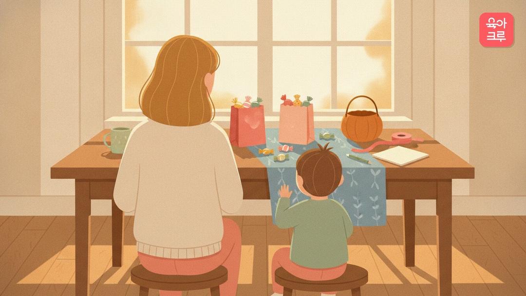 할로윈 사탕 포장, 구디백과 사탕 바구니 준비할 때 나이별 확인할 것