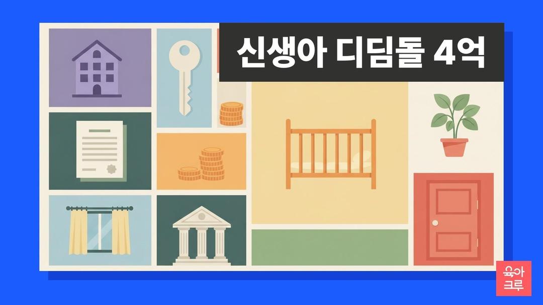 신생아 특례 디딤돌대출 4억! 2025년 6월 계약부터 달라진 한도