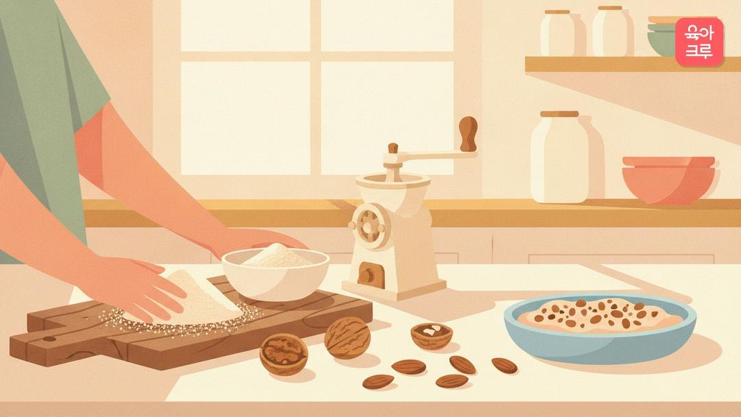 아기 견과류 레시피 4가지! 통째로 주면 안 되는 이유