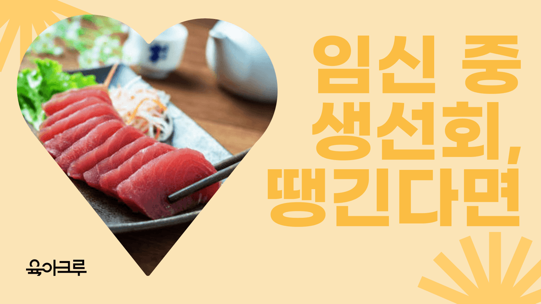 임산부 회 먹어도 되나요? 광어회, 참치회, 숙성회!