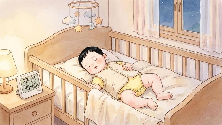 만화로 보는 아기 수면 적정 온도 꿀팁