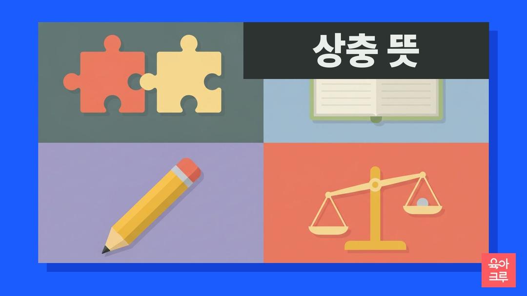상충 뜻, 맞지 아니하고 서로 어긋남, 상충하다·상충되다 예문과 한자