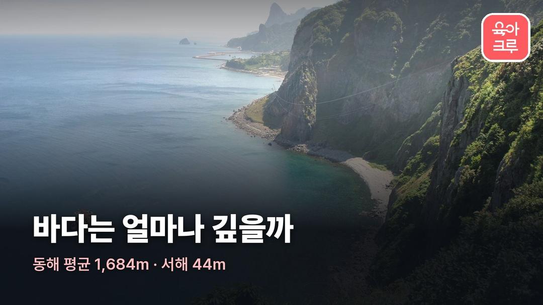 바다 깊이, 동해 평균 수심과 우리나라에서 가장 깊은 바다