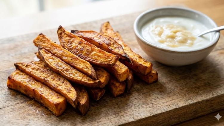 홈메이드 건강 간식, 에어프라이어 고구마 스틱