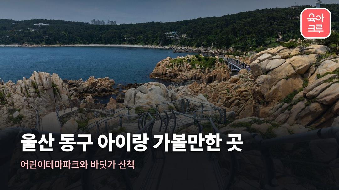 울산 동구 아이랑 가볼만한 곳, 어린이테마파크 만3세 미만 무료와 바닷가 산책