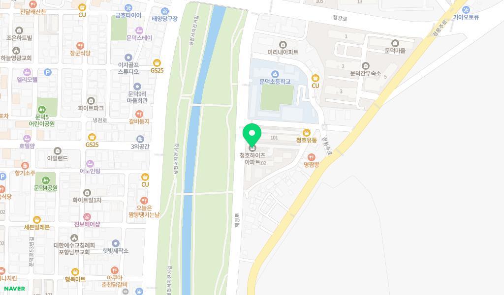 햇살가정어린이집 위치 지도