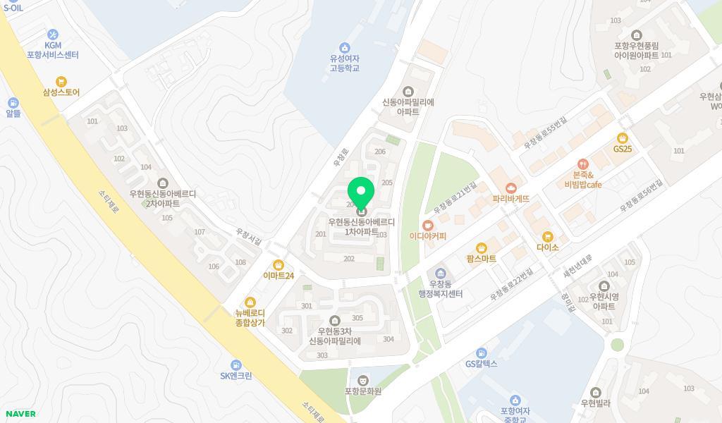 경선어린이집 위치 지도