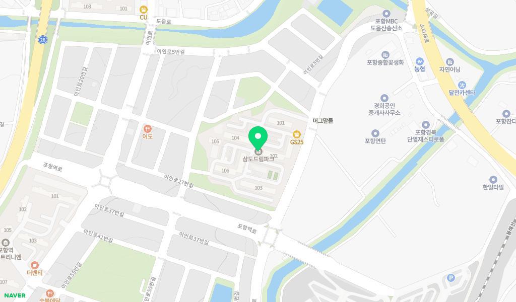 드림파크어린이집 위치 지도