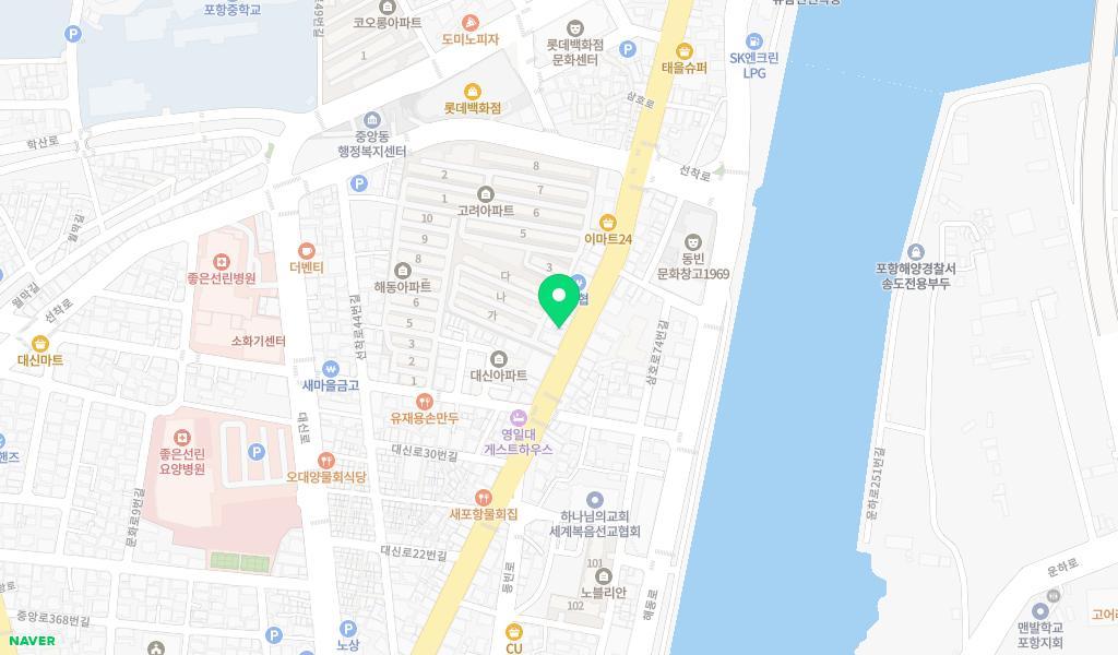 한길어린이집 위치 지도