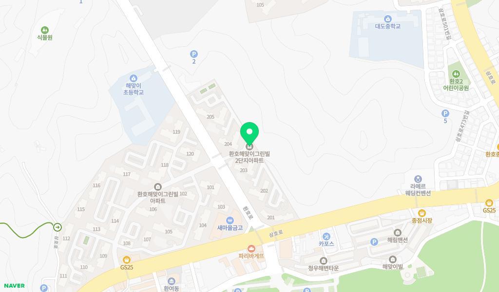 초코별 어린이집 위치 지도