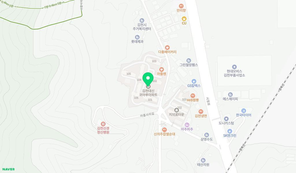 신일사임당어린이집 위치 지도