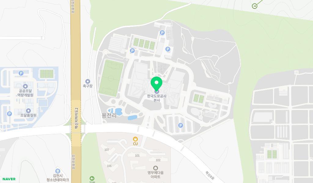 한국도로공사 하이맘어린이집 위치 지도
