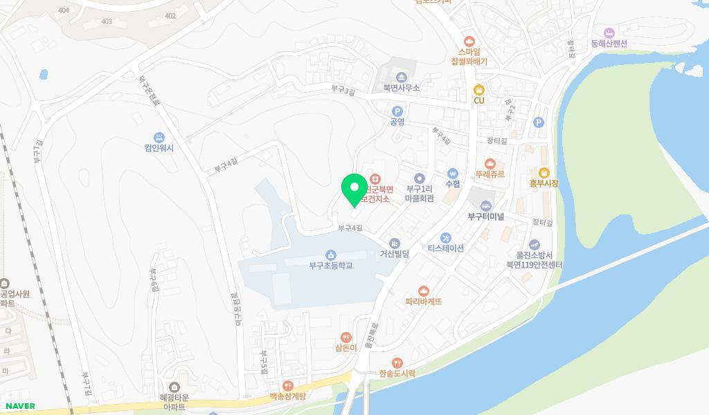 북면하나어린이집 위치 지도