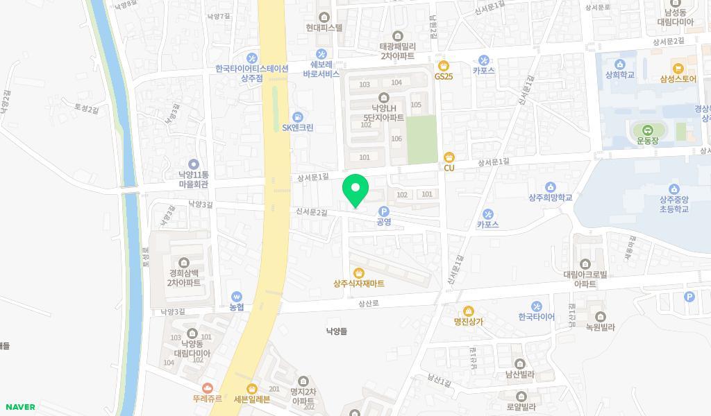 엄지어린이집 위치 지도