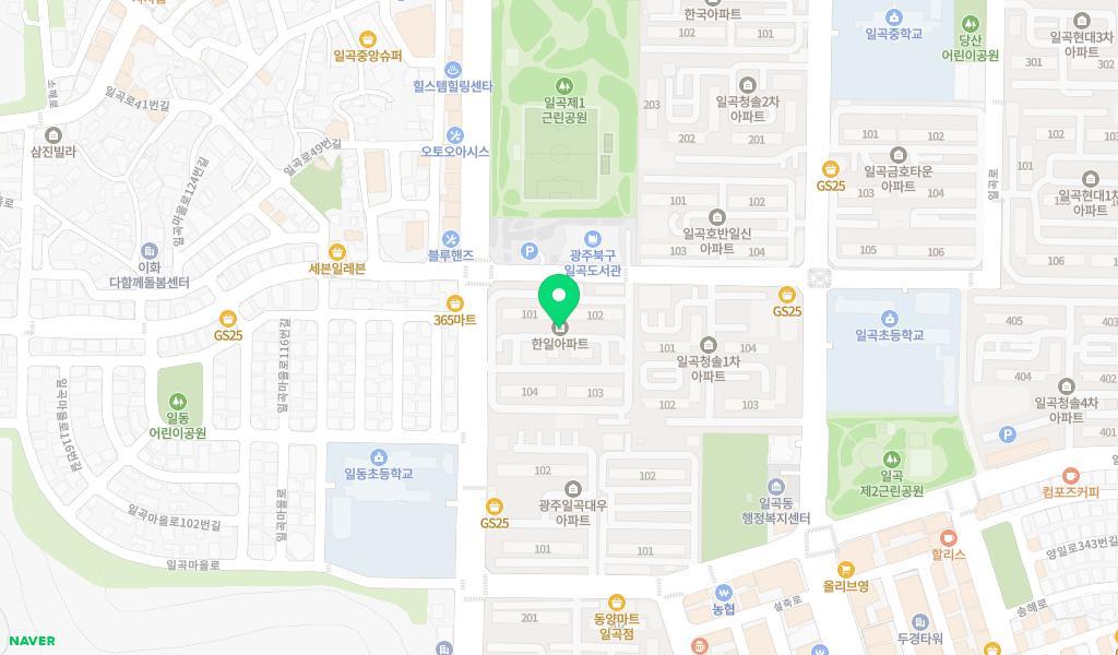 라온어린이집 위치 지도