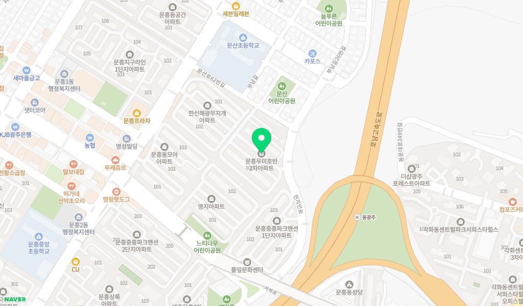 키큰나무가정어린이집 위치 지도