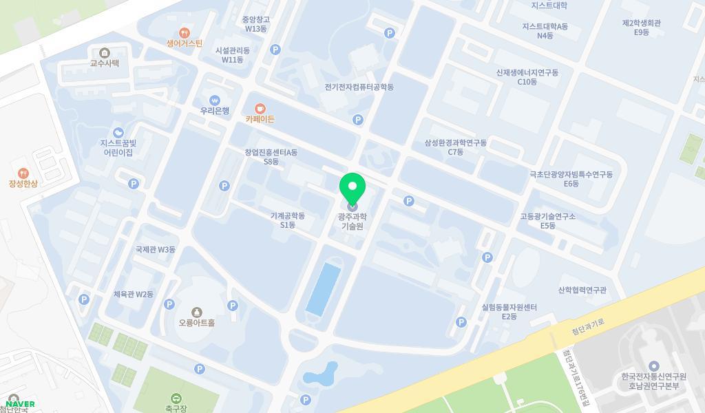 지스트꿈빛어린이집 위치 지도