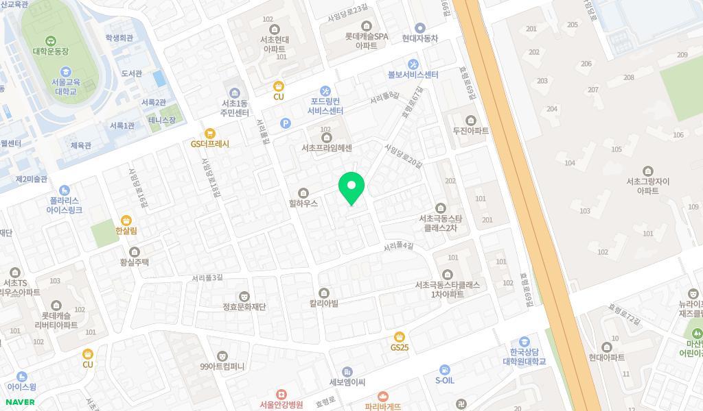 햇님어린이집 위치 지도