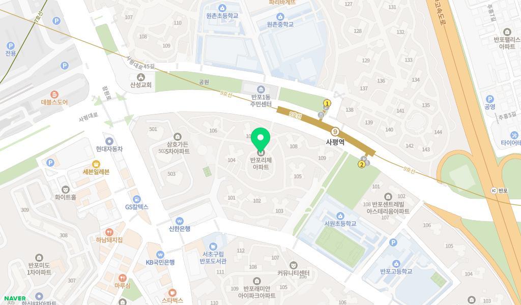 리체꿈나라 어린이집 위치 지도