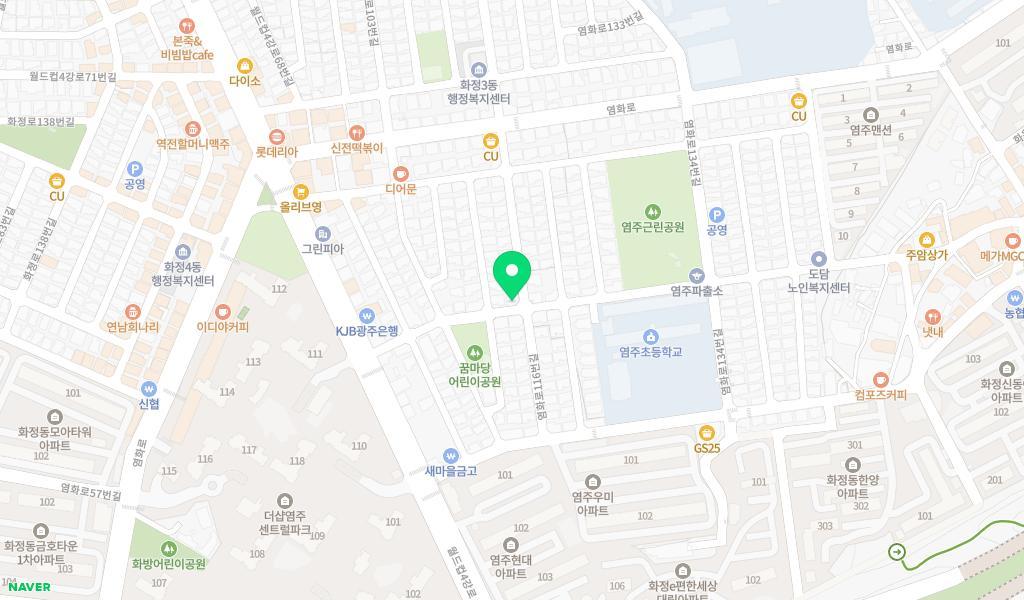 아기숲어린이집 위치 지도