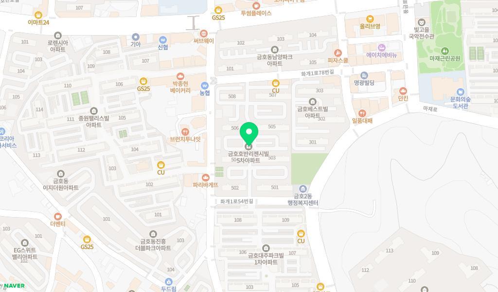 방가방가어린이집 위치 지도