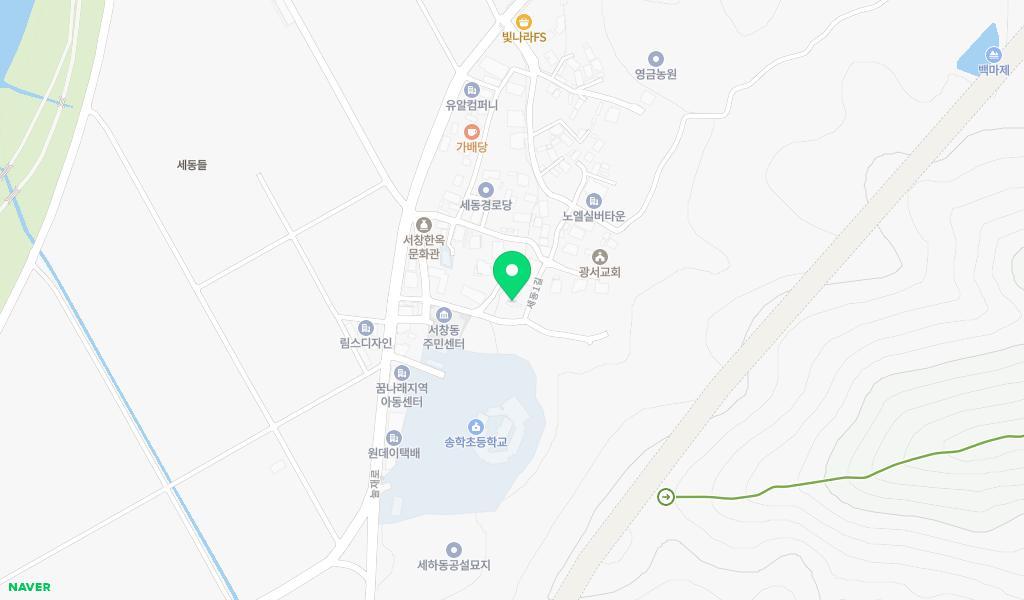 초록별어린이집 위치 지도