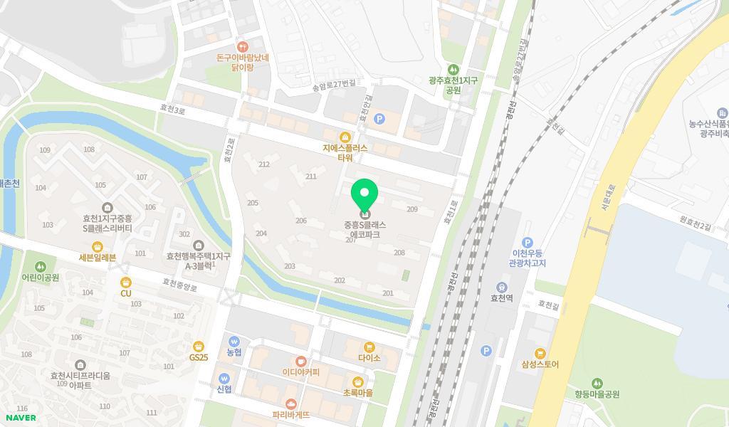 남구구립에코뜰어린이집 위치 지도