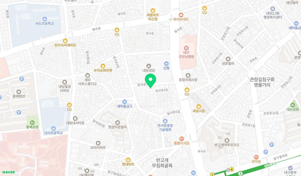 다인어린이집 위치 지도