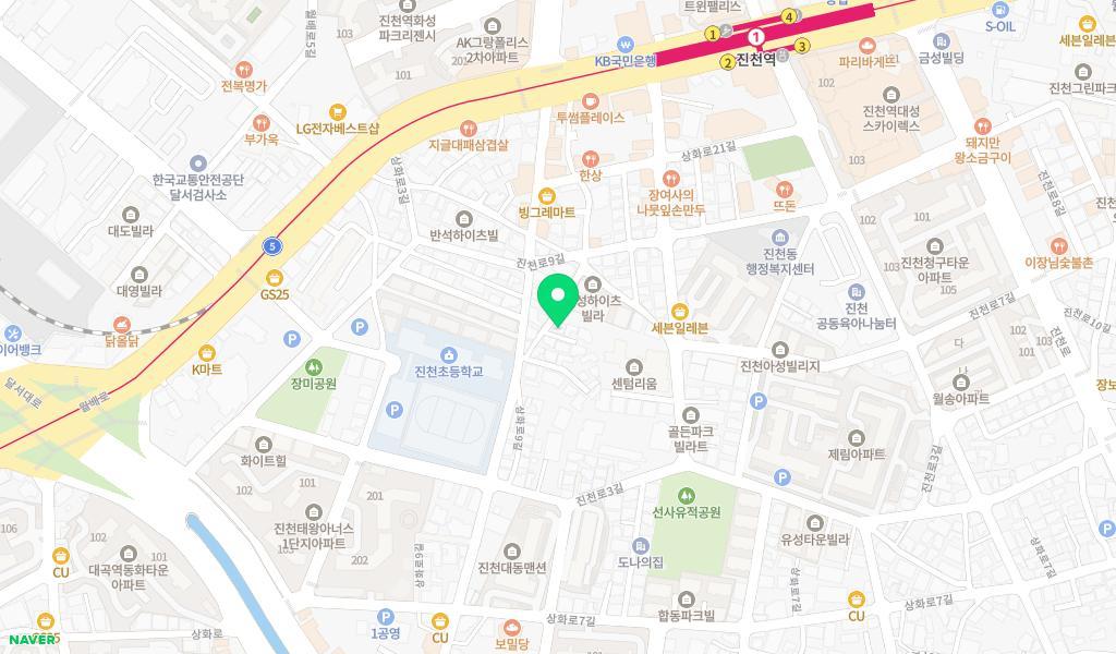 아이원어린이집 위치 지도