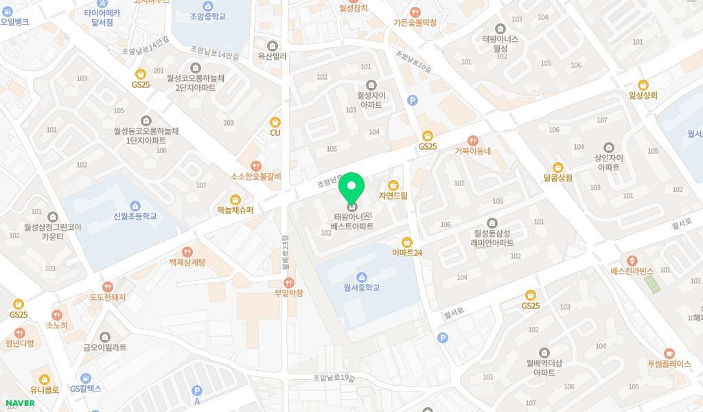 베스트어린이집 위치 지도