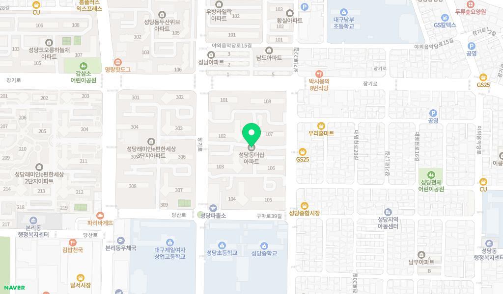 성당키즈월드어린이집 위치 지도