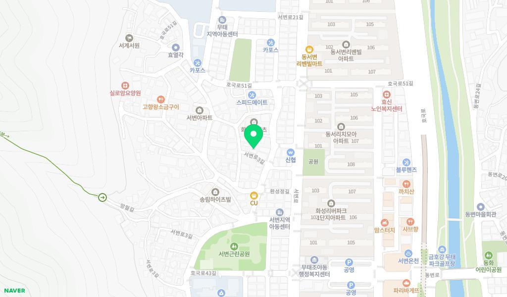 무태어린이집 위치 지도