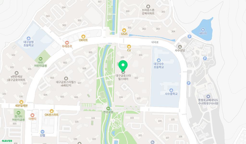 금호누리어린이집 위치 지도