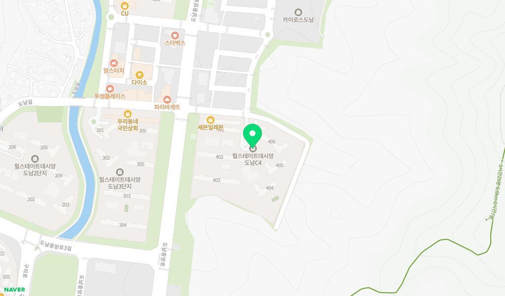 도남숲4단지어린이집 위치 지도