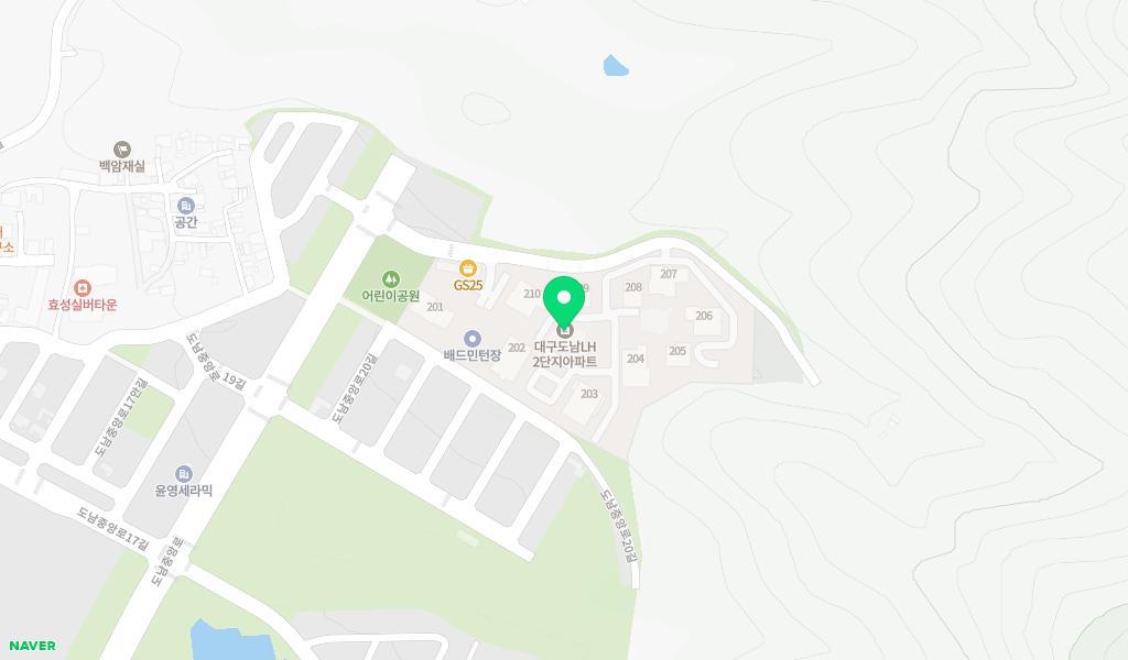 도남키즈어린이집 위치 지도