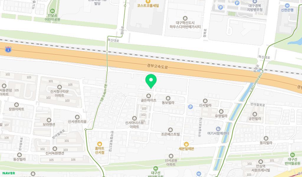 예쁜어린이집 위치 지도