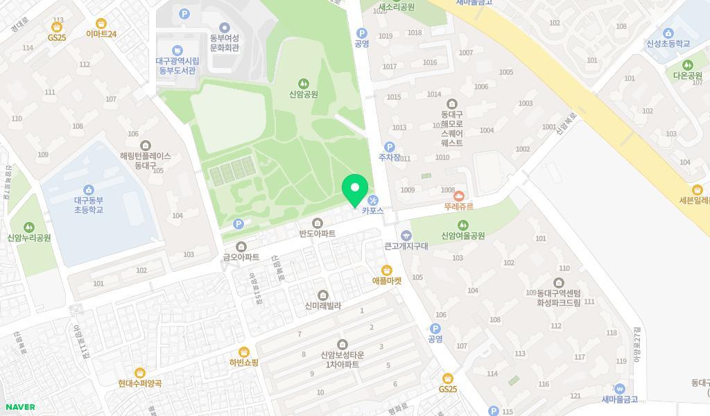 사회복지법인 동부어린이집 위치 지도