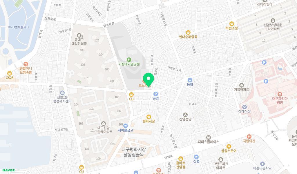 에코어린이집 위치 지도