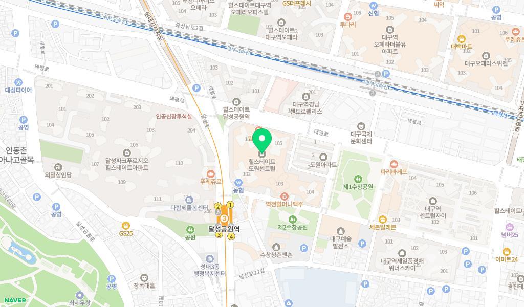 도원센트럴어린이집 위치 지도