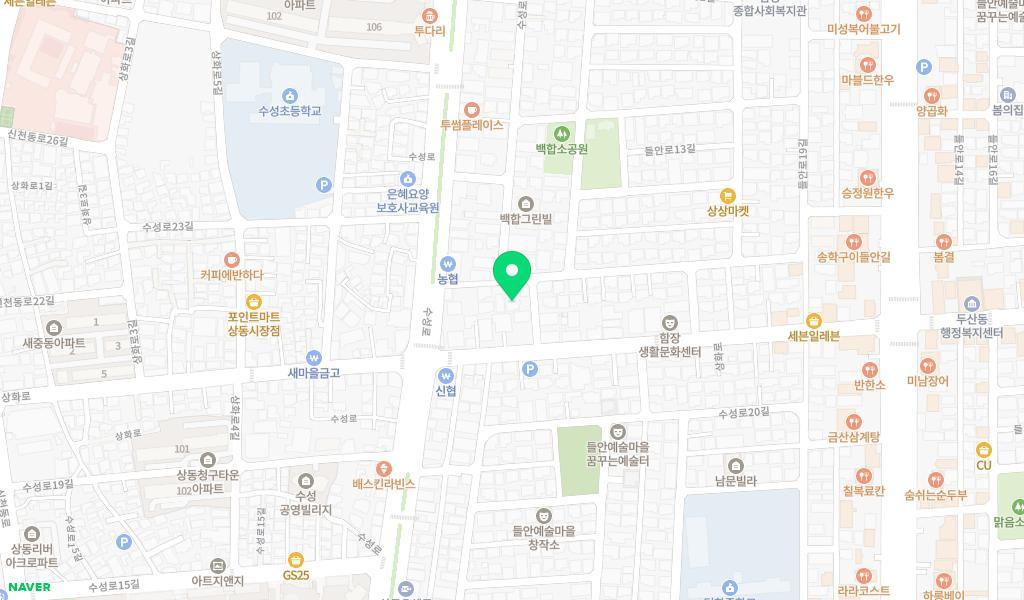사회복지법인 상동어린이집 위치 지도