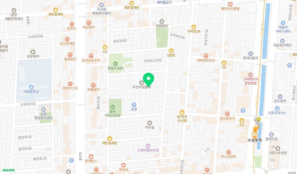 사회복지법인 꿈나무 어린이집 위치 지도