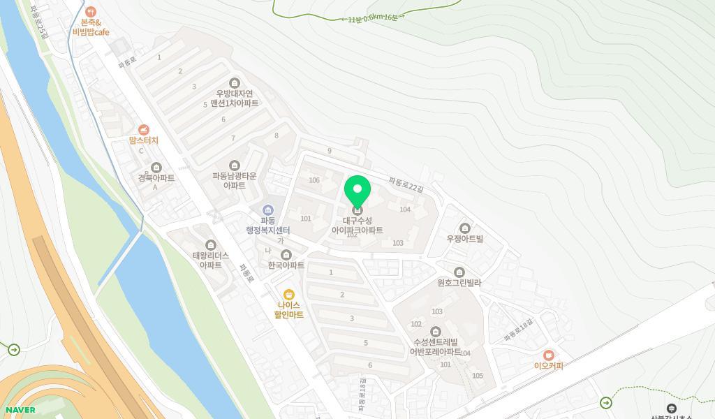 수성아이파크어린이집 위치 지도