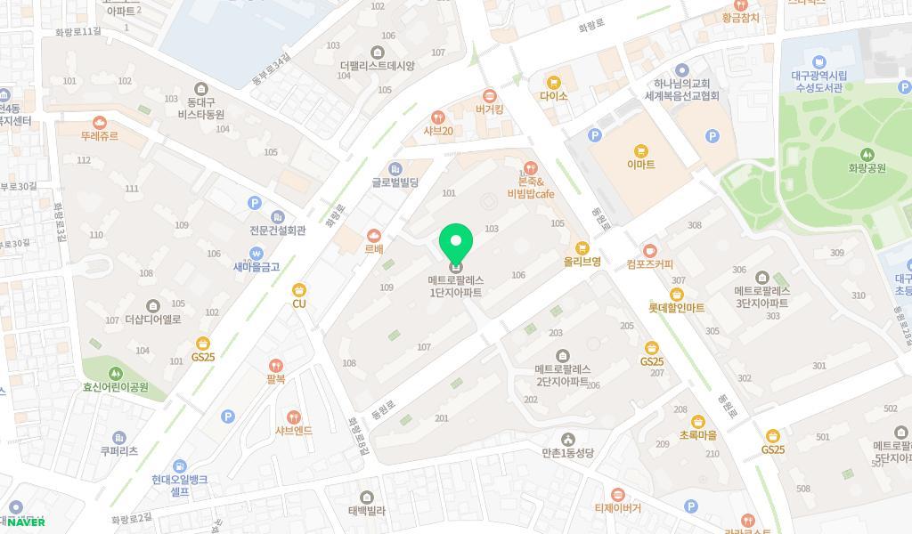 국공립돌체어린이집 위치 지도