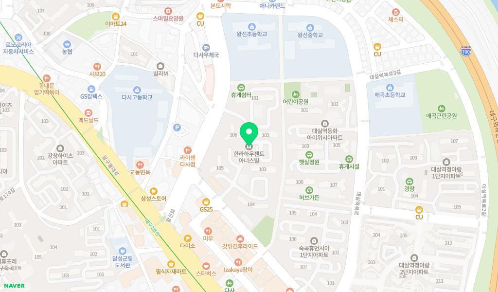 햇살조은어린이집 위치 지도