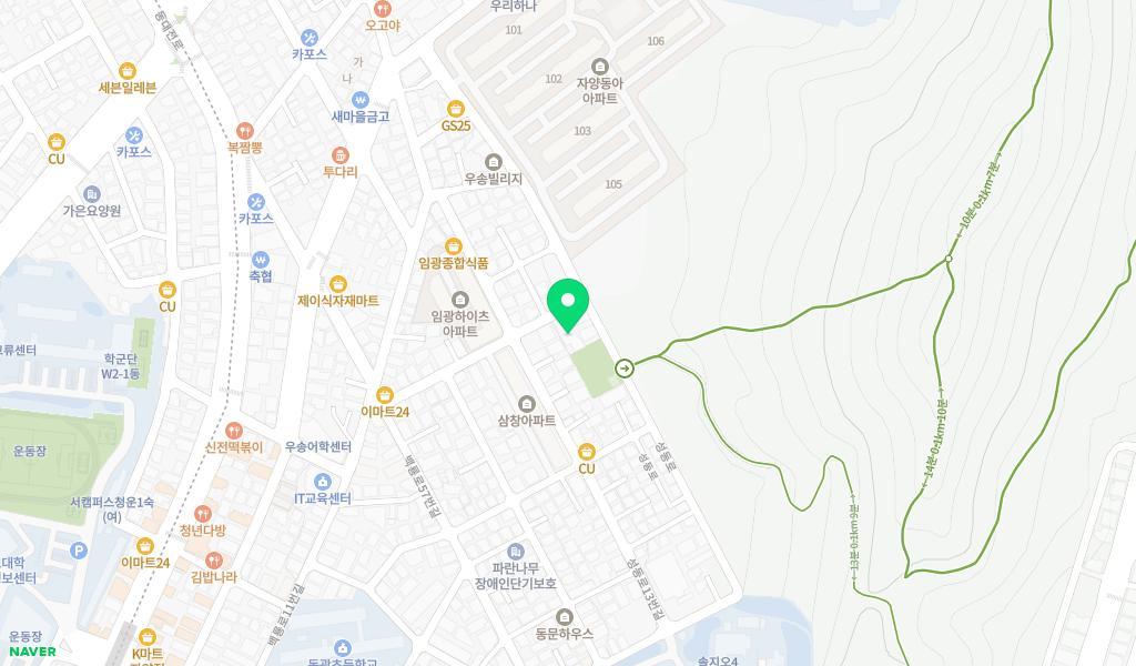 꿈동산어린이집 위치 지도